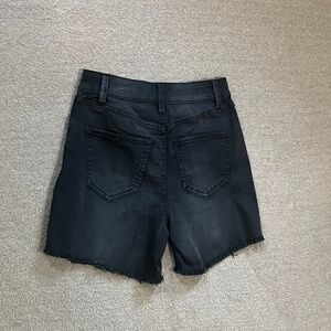 Black Jean shorts